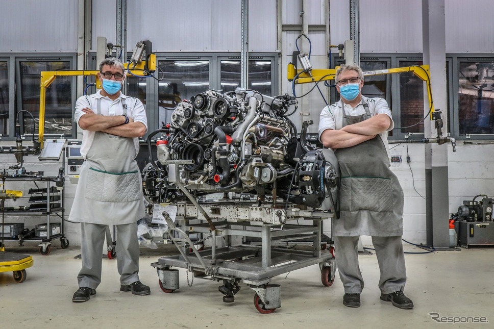 ベントレーが6 3/4（6.75）リットルV8エンジンの生産を終了。《photo by Bentley》