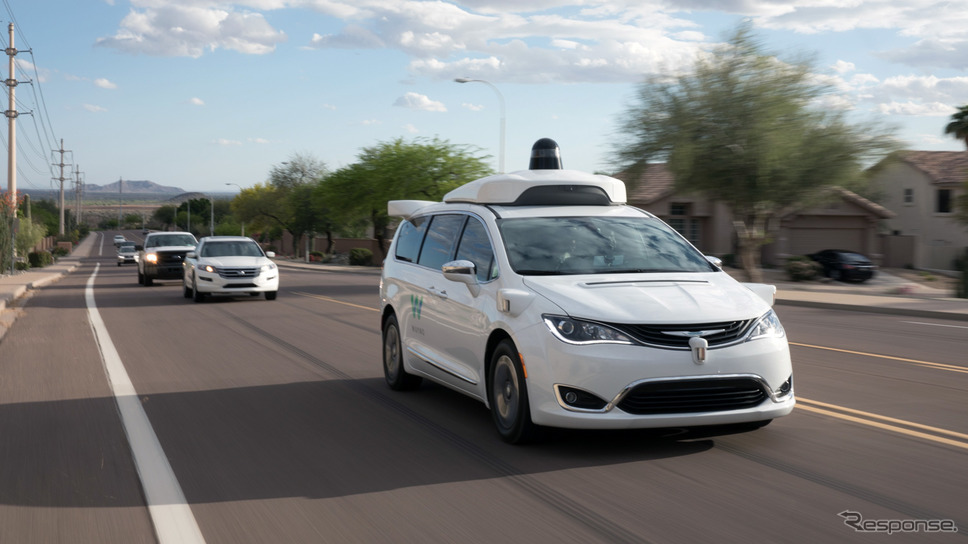 グーグルのウェイモの自動運転車の公道テスト（参考画像）《photo by Waymo》
