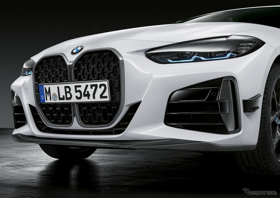 BMW 4シリーズクーペ 新型、縦長グリルをカスタマイズ…Mパフォーマンス