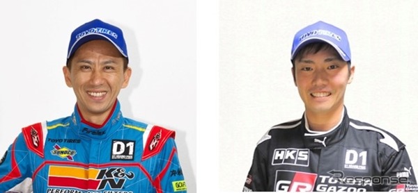 2020年タイヤサポートドライバー、左から松井選手、松山選手《画像：TOYO TIRE》