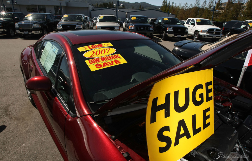 2009年の北米市場では、ハイブリッド車の爆発的人気の裏で大型車に陰りも見られたPhoto by Justin Sullivan/Getty Images News/ゲッティイメージズ