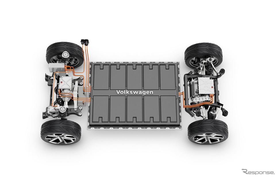 VWグループの新世代EV向けモジュラープラットフォーム「MEB」《photo by VW》