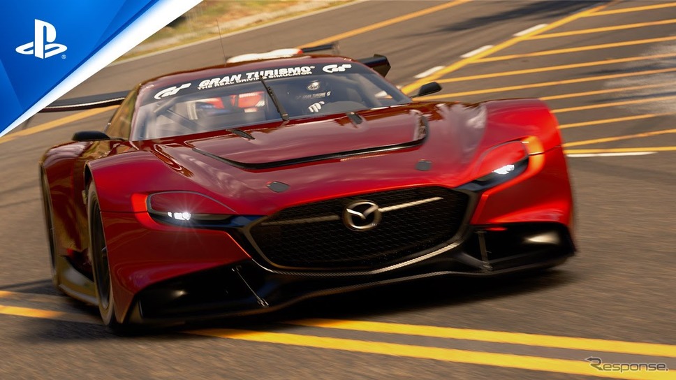 『グランツーリスモ7』のティザー映像に登場するマツダ『RX-VISION GT3 CONCEPT』《photo by Gran Turismo》