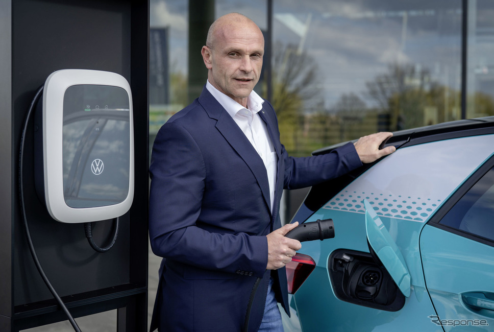 フォルクスワーゲンの家庭用の急速充電器「ID. Charger」《photo by VW》
