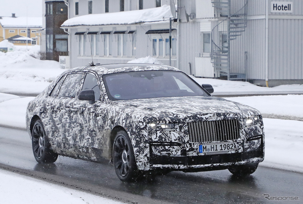 ロールスロイス ゴースト エクステンデッド・バージョン 開発車両(スクープ写真)《APOLLO NEWS SERVICE》
