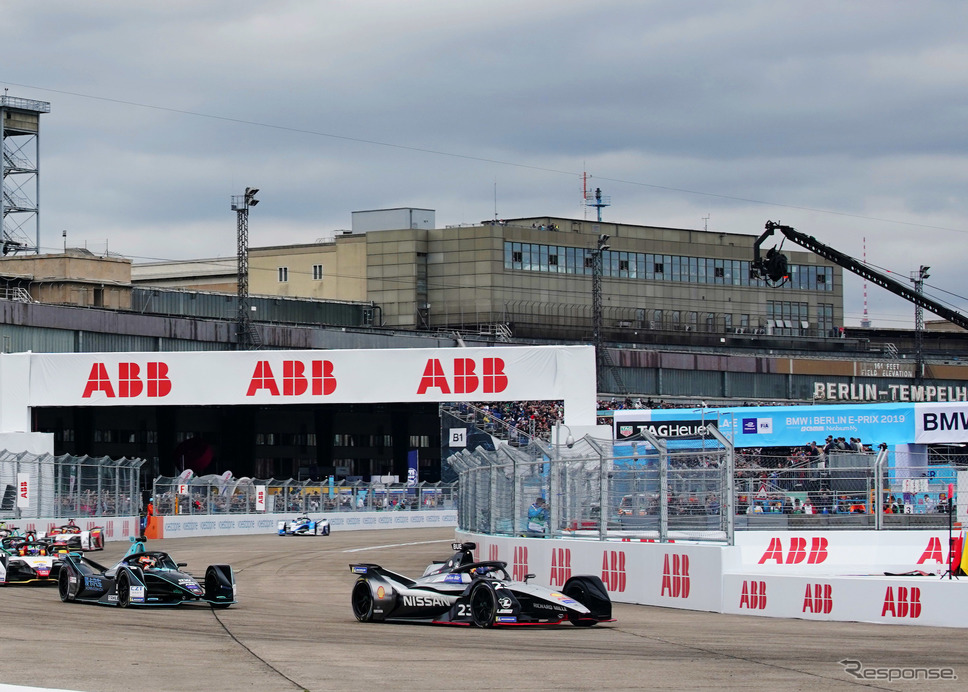 2018/2019シーズンのフォーミュラE ベルリン戦（19年5月）。《写真提供 Formula E》