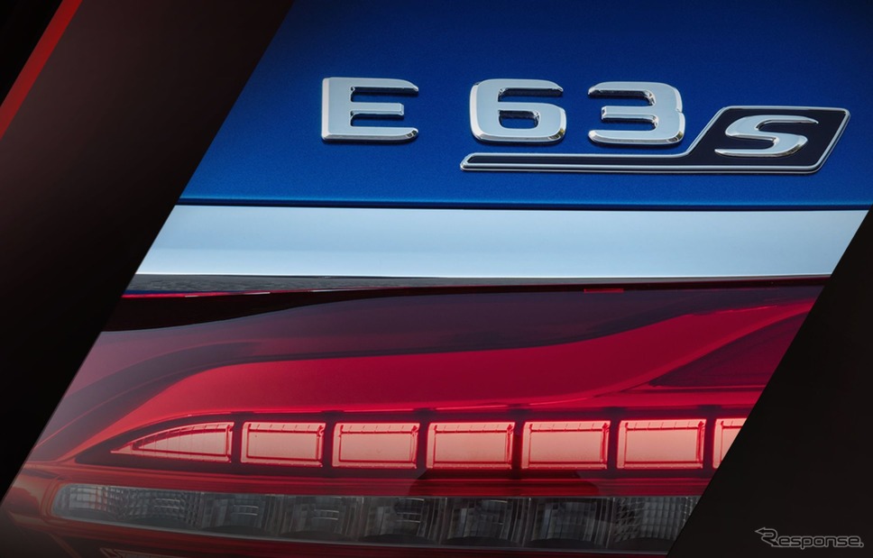 メルセデスAMG E63 S 4MATIC+ 改良新型のティザーイメージ《photo by Mercedes-Benz》