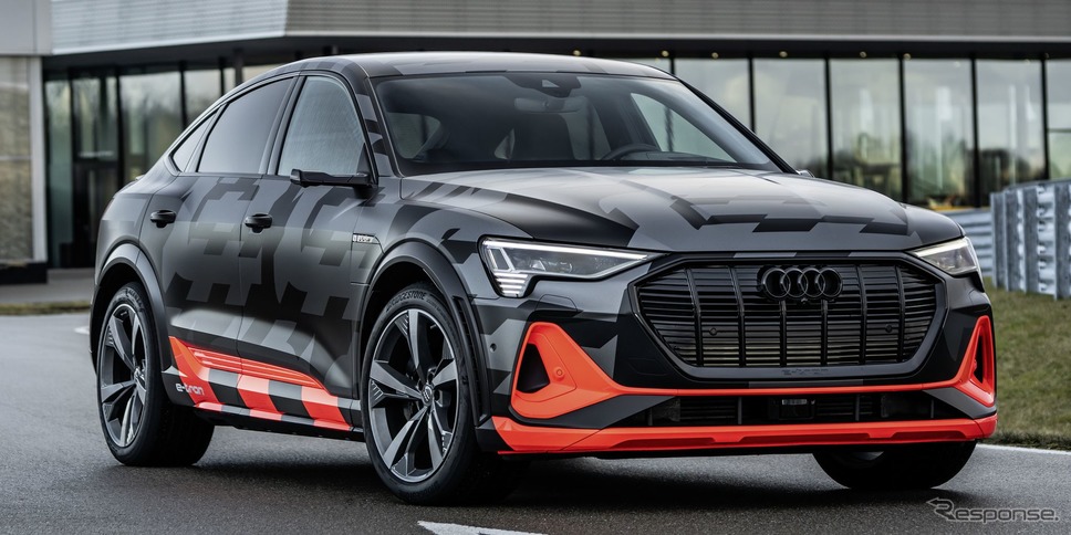 アウディ e-tron S スポーツバック のプロトタイプ《photo by Audi》
