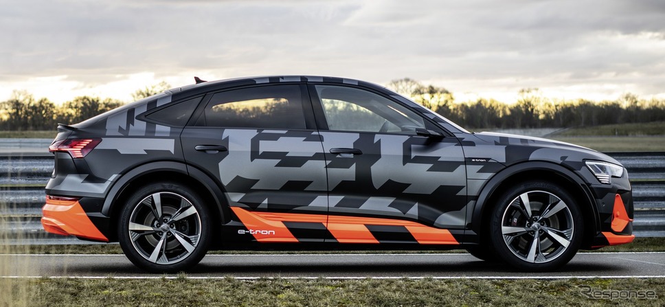 アウディ e-tron S スポーツバック のプロトタイプ《photo by Audi》