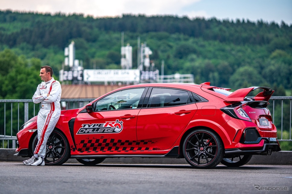 タイプRチャレンジ2018(6月、スパ・フランコルシャン、ベルトラン・バゲット)《photo by Honda》