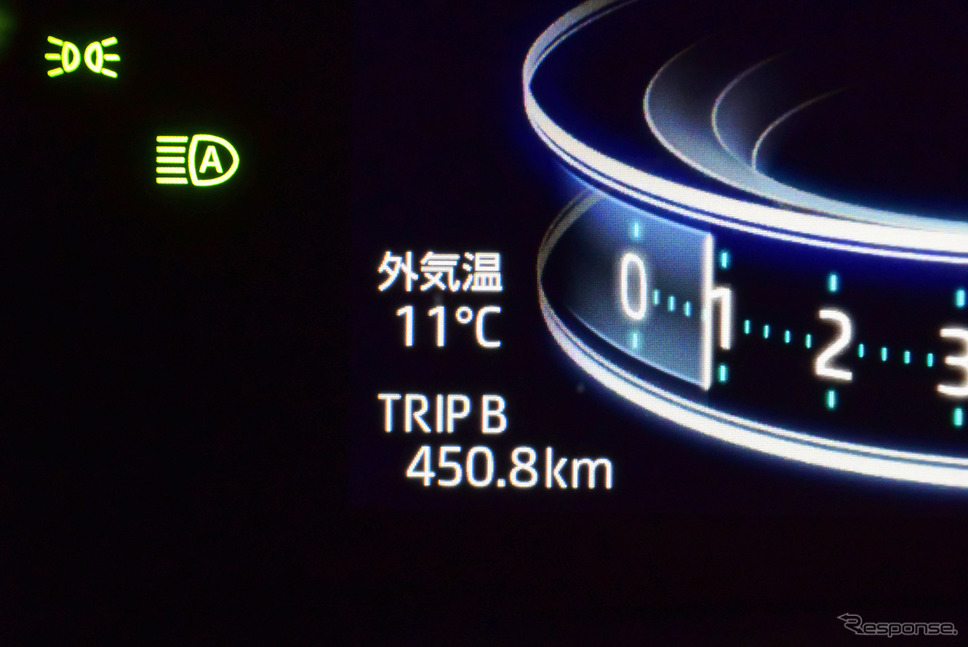 総走行距離450.8km。ショートレンジだが、その中でいろいろな性能を試すことができたのは幸運だった。《撮影 井元康一郎》
