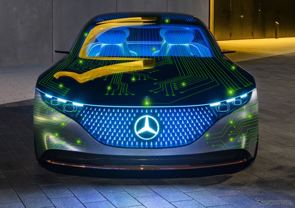 メルセデスベンツ・ヴィジョン EQS《photo by Mercedes-Benz》