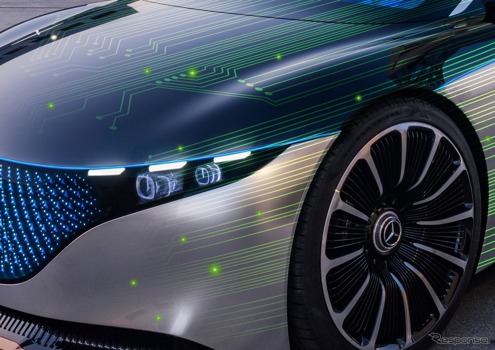 メルセデスベンツ・ヴィジョン EQS《photo by Mercedes-Benz》