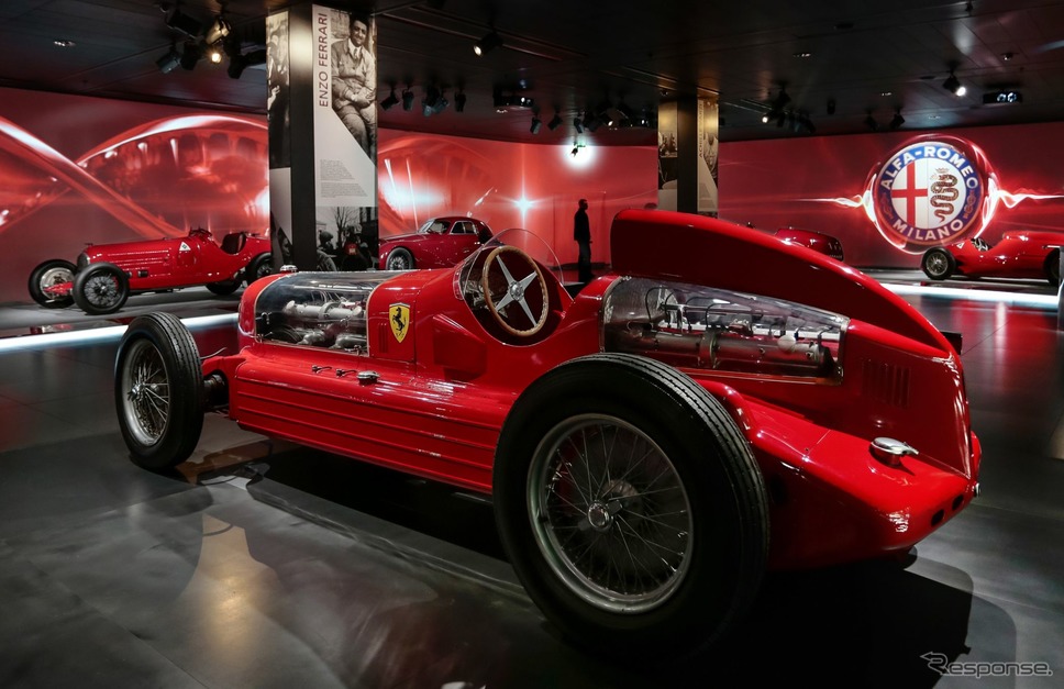アルファロメオ歴史博物館のコレクション(ツインエンジン)《photo by Alfa Romeo》