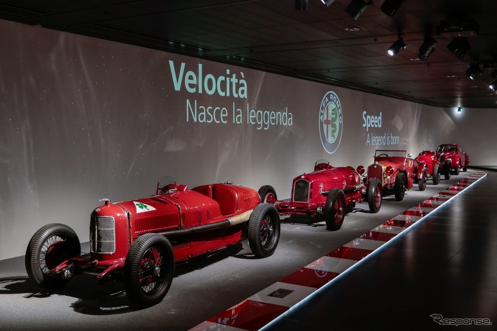 アルファロメオ歴史博物館のコレクション（P2など）《photo by Alfa Romeo》