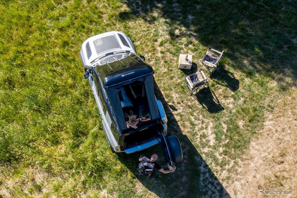 ランドローバー・ディフェンダー 新型の純正ルーフテント《photo by Land Rover》
