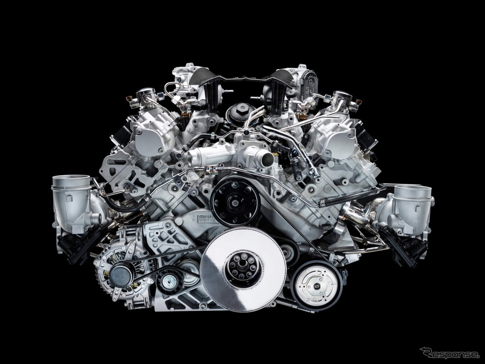 マセラティ MC20 に搭載される新開発の3.0リットルV型6気筒ツインターボエンジン《photo by Maserati》