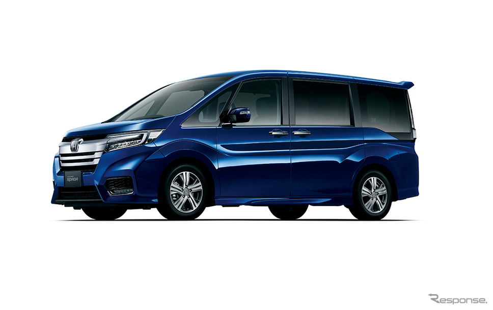 ホンダ ステップワゴン e:HEV スパーダ G・EX ホンダセンシング(オブシダンブルー・パール)《画像:本田技研工業》