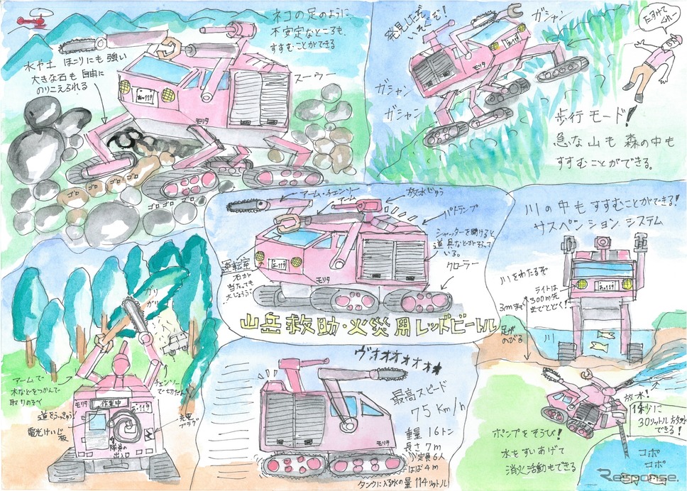 佳作：山本悠月（やまもとゆづき）さん《図版提供 モリタホールディングス》