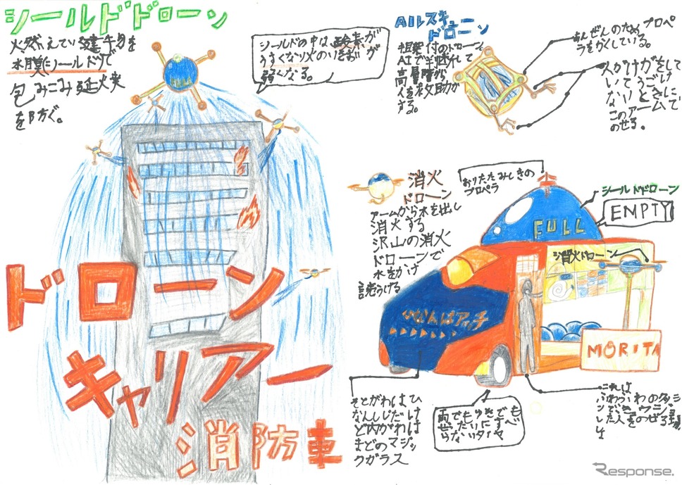 アイデア賞：岩山以知（いわやまいち）さん《図版提供 モリタホールディングス》