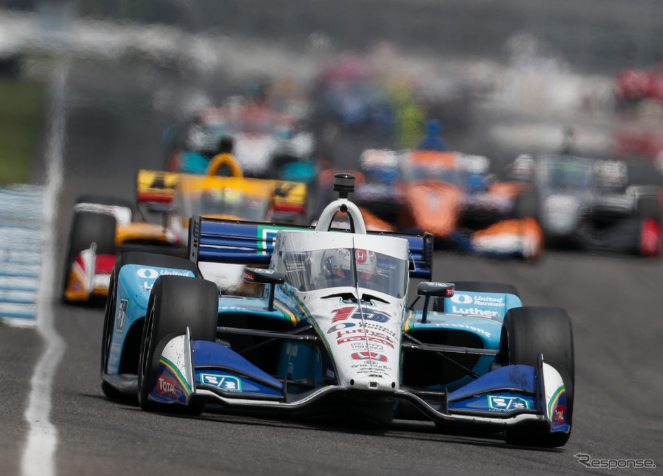 決勝2位の#15 レイホール。《写真提供 INDYCAR》