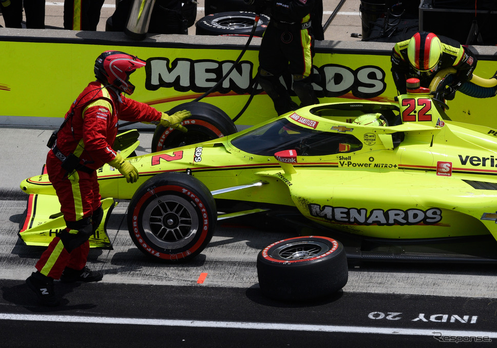 決勝3位の#22 パジェノー。《写真提供 INDYCAR》