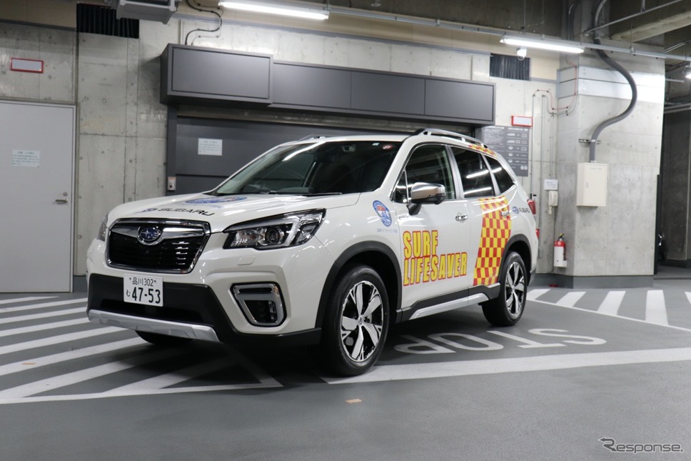 スバルが日本ライフセービング協会に車両を提供《写真撮影 中尾真二》