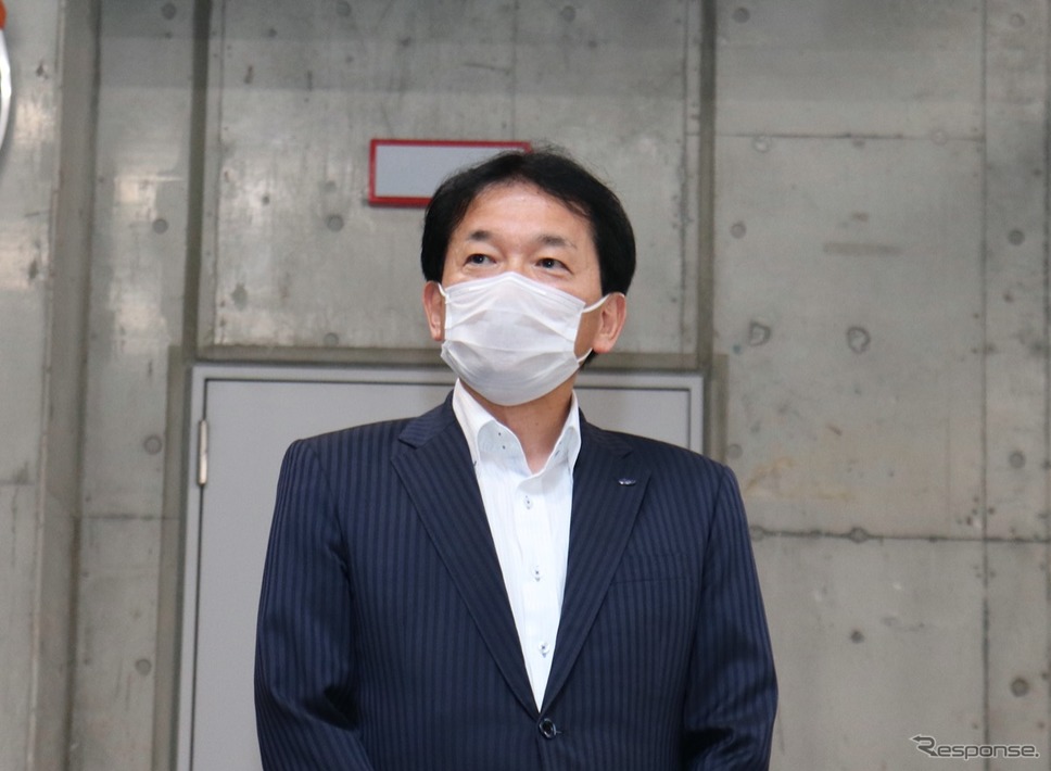 スバルの佐藤洋一常務執行役員・国内営業本部長《写真撮影 中尾真二》