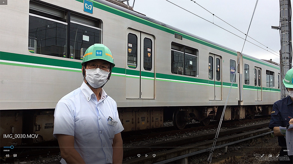 東京メトロ、車両部車両課の杉山勝課長《写真 大野雅人(Gazin Airlines)》
