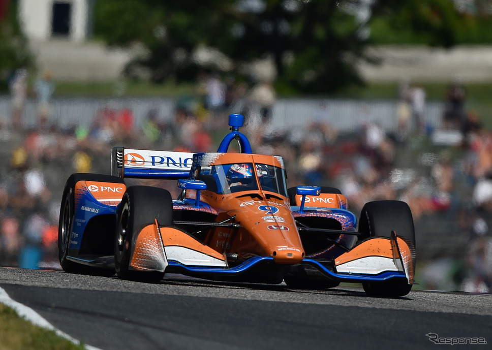 開幕3連勝を飾った#9 スコット・ディクソン。《写真提供 INDYCAR》
