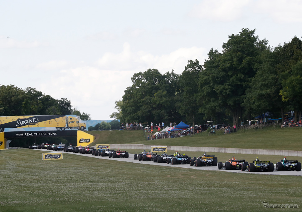ロードアメリカでは明日(現地12日)、レース2が実施される予定だ。《写真提供 INDYCAR》