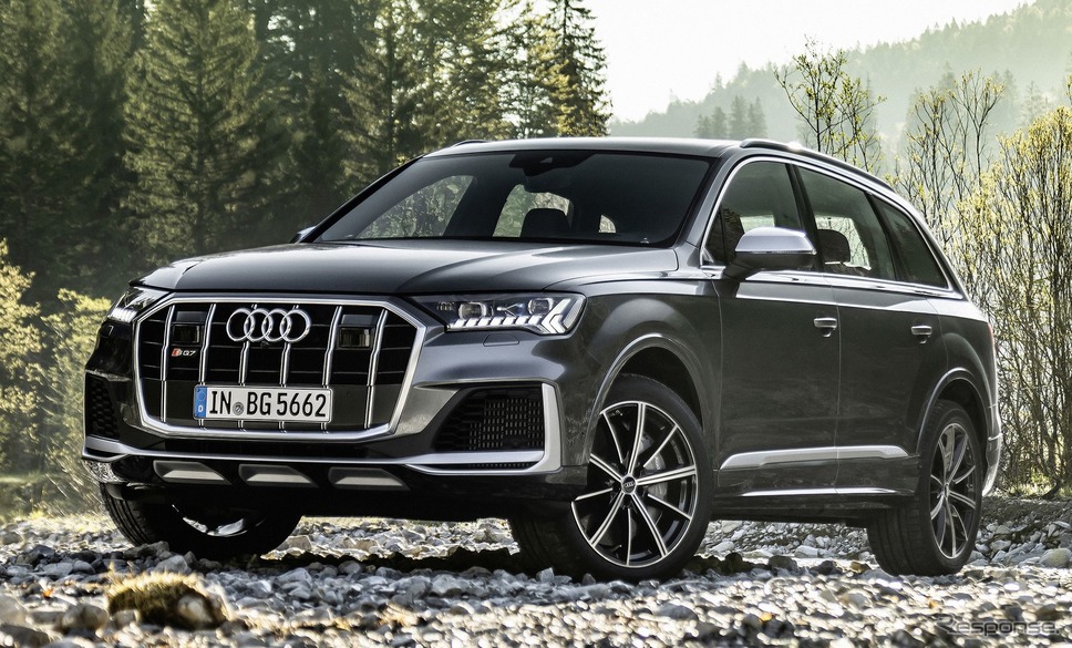 アウディ SQ7 改良新型の4.0TFSI《photo by Audi》