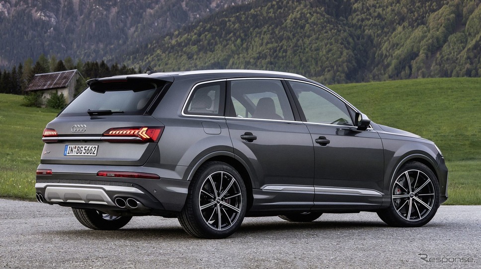 アウディ SQ7 改良新型の4.0TFSI《photo by Audi》