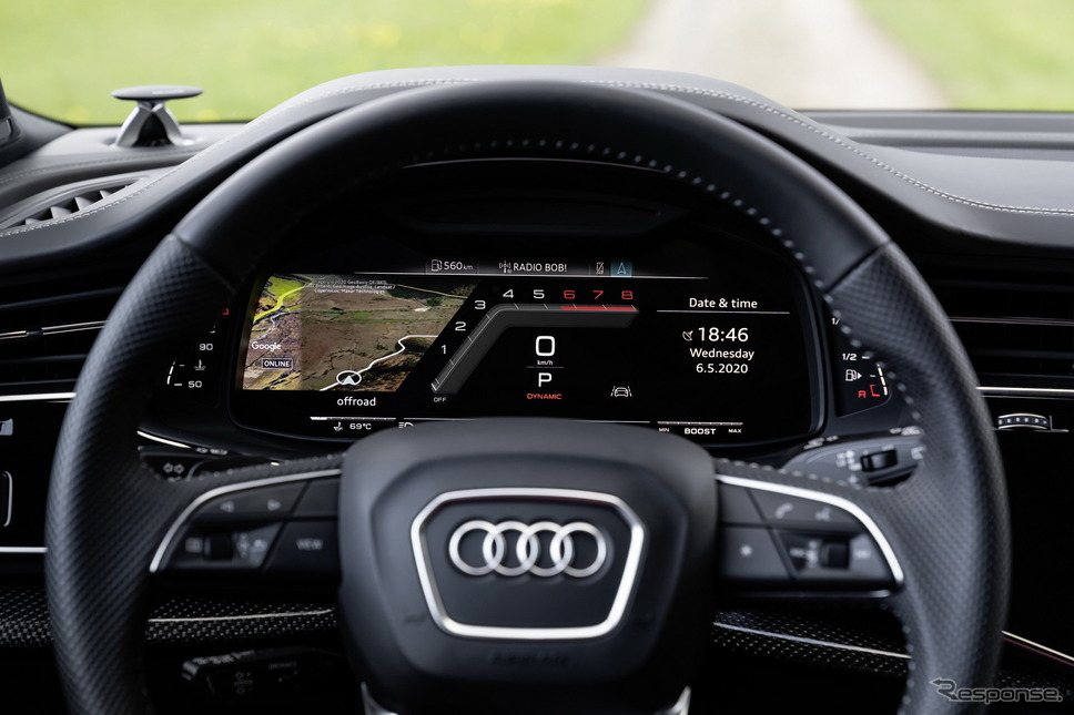 アウディ SQ7 改良新型の4.0TFSI《photo by Audi》