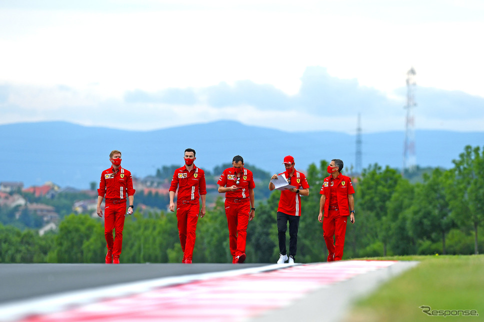 F1ハンガリーGP、フェラーリ(7月16日)《Photo by Ferrari》