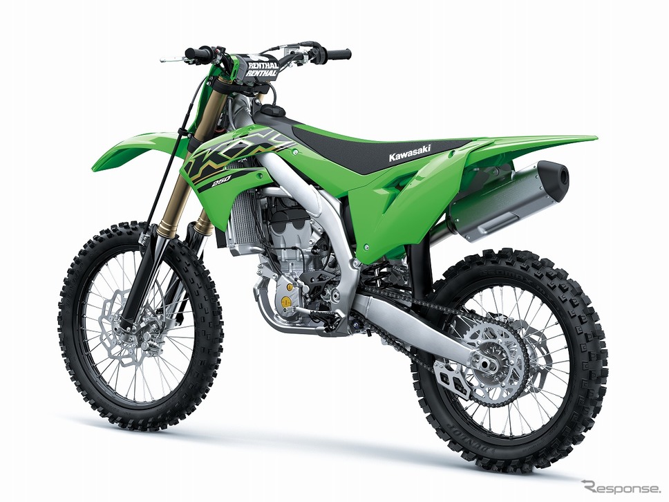 ライダーが動きやすいように、デザインが一新されたボディワーク(KX250)《写真提供 カワサキモータースジャパン》