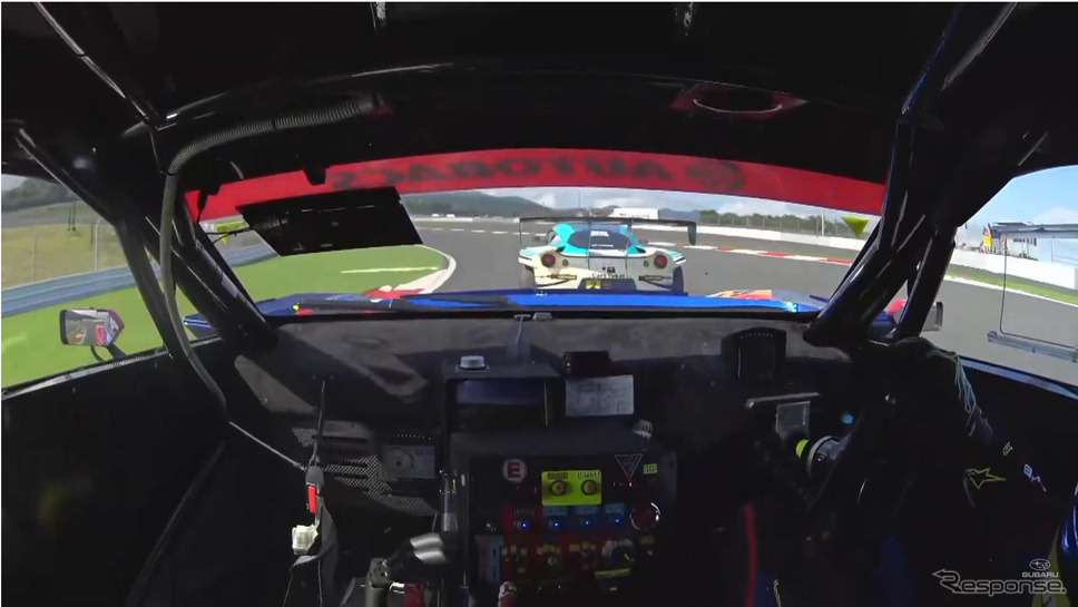 SUBARU On-TubeによるSUPER GT LIVE配信(スクリーンショット)《撮影 雪岡直樹》