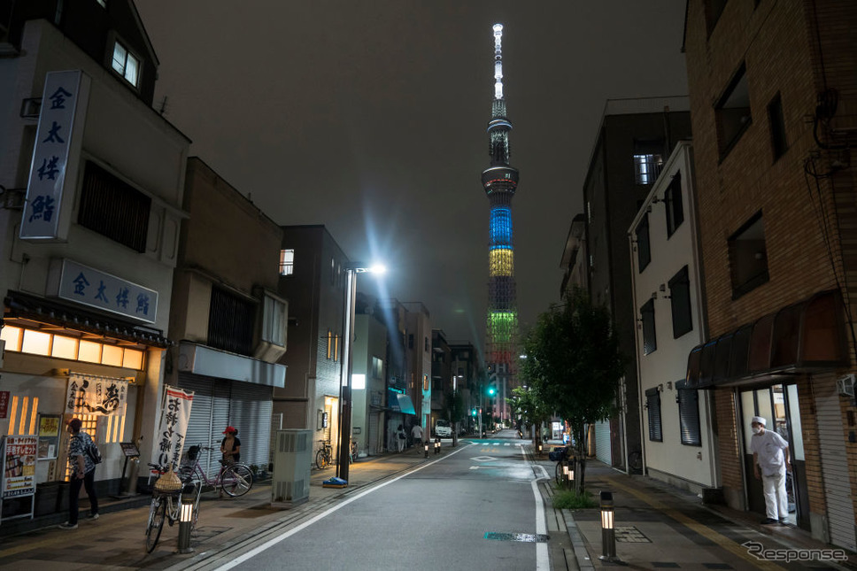 東京スカイツリー(7月23日)《Photo by Tomohiro Ohsumi/Getty Images Sport/ゲッティイメージズ》