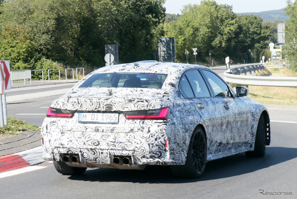 BMW M3セダン 新型プロトタイプ(スクープ写真)《APOLLO NEWS SERVICE》