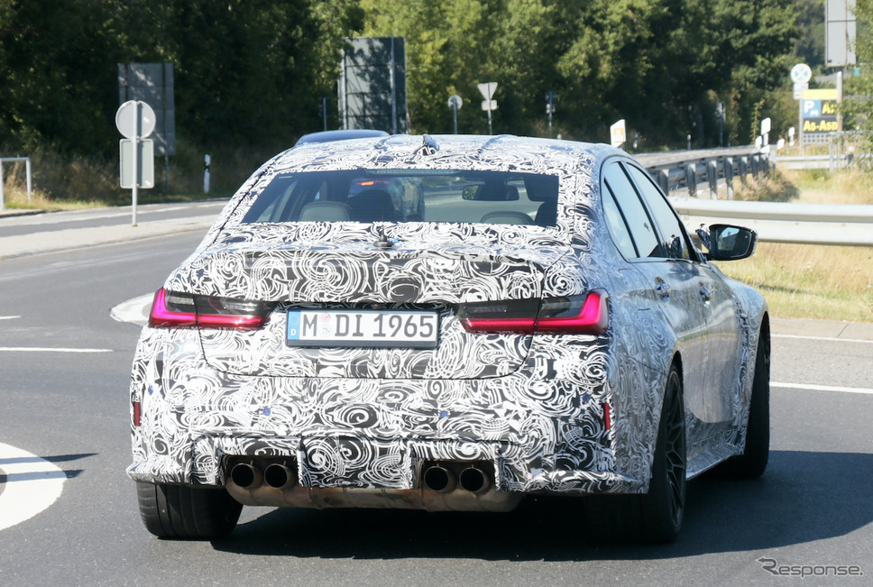 BMW M3セダン 新型プロトタイプ(スクープ写真)《APOLLO NEWS SERVICE》