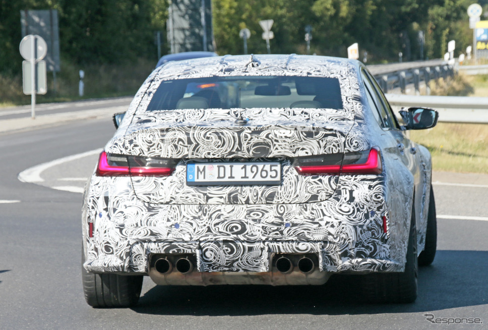 BMW M3セダン 新型プロトタイプ(スクープ写真)《APOLLO NEWS SERVICE》