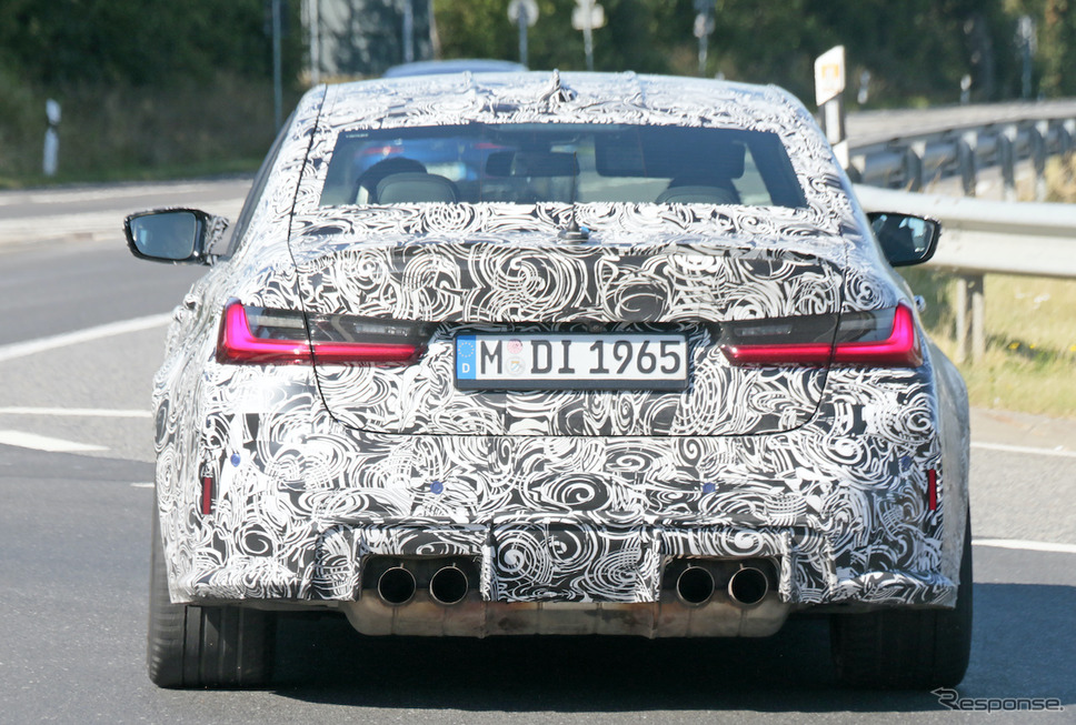 BMW M3セダン 新型プロトタイプ(スクープ写真)《APOLLO NEWS SERVICE》