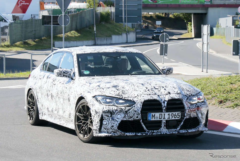 BMW M3セダン 新型プロトタイプ(スクープ写真)《APOLLO NEWS SERVICE》