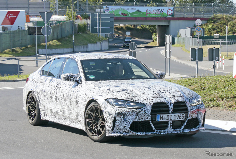BMW M3セダン 新型プロトタイプ(スクープ写真)《APOLLO NEWS SERVICE》