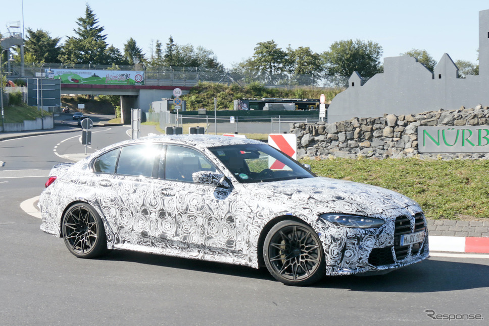 BMW M3セダン 新型プロトタイプ(スクープ写真)《APOLLO NEWS SERVICE》