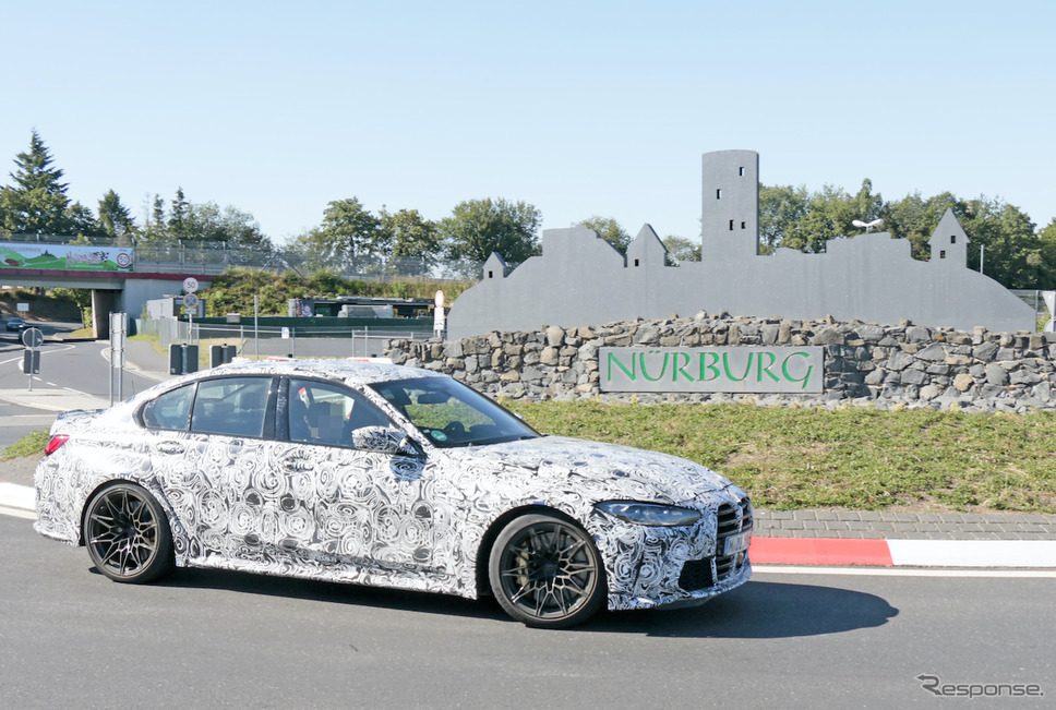 BMW M3セダン 新型プロトタイプ(スクープ写真)《APOLLO NEWS SERVICE》