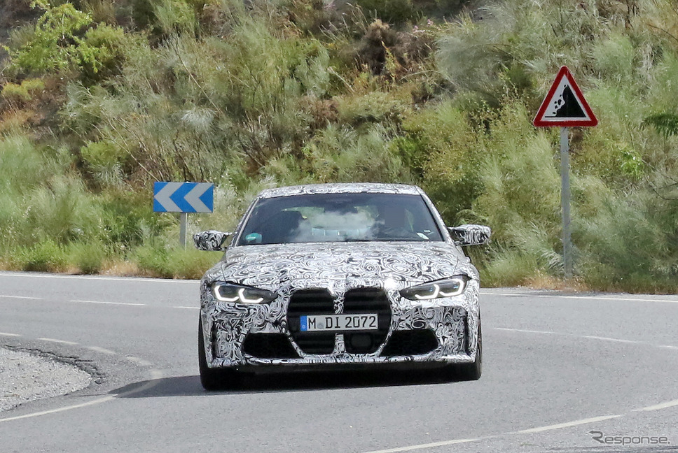 BMW M4クーペ 新型プロトタイプ(スクープ写真)《APOLLO NEWS SERVICE》
