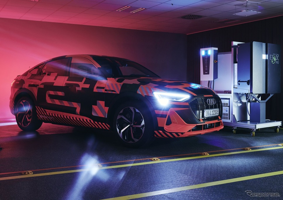 アウディのEVによる双方向充電技術の研究開発《photo by Audi》
