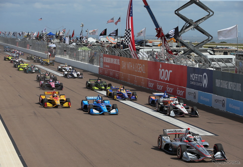 2019年のセント・ピーターズバーグ戦。《写真提供 INDYCAR》