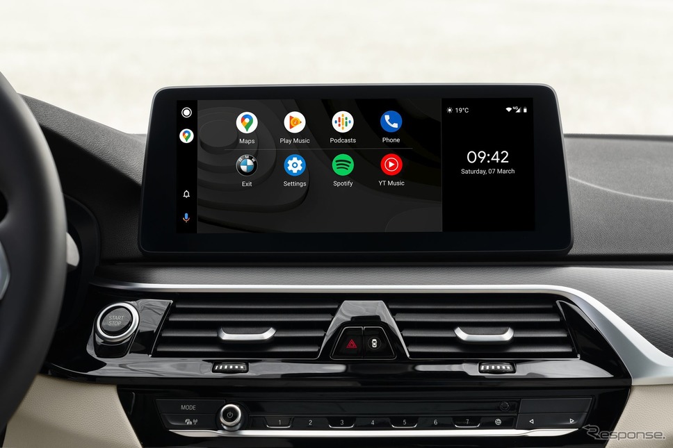 BMW車に採用されるグーグル「Android Auto」《photo by BMW》